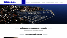What Bosana.hr website looked like in 2020 (3 years ago)