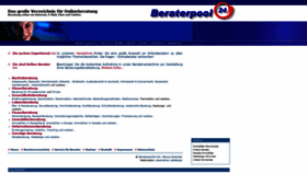 What Beraterpool24.de website looked like in 2020 (3 years ago)