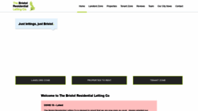 What Bristolreslet.com website looked like in 2020 (3 years ago)