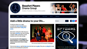What Beaufortplayers.org.uk website looked like in 2020 (3 years ago)