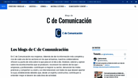 What Blogs.cdecomunicacion.es website looked like in 2020 (3 years ago)