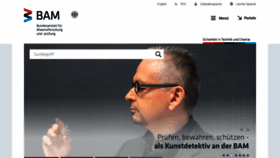What Bam.de website looked like in 2020 (4 years ago)