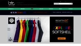 What Btcactivewear.co.uk website looked like in 2020 (3 years ago)