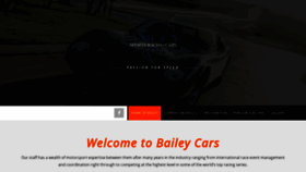 What Baileycars.co.za website looked like in 2020 (3 years ago)