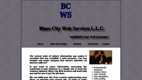 What Bluescitywebservices.com website looked like in 2020 (3 years ago)