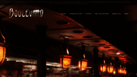 What Boulevardrestaurant.com website looked like in 2020 (3 years ago)
