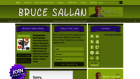 What Brucesallan.com website looked like in 2020 (3 years ago)