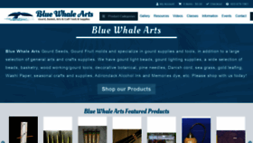 What Bluewhalearts.com website looked like in 2020 (3 years ago)