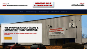 What Bedfordselfstorage.co.uk website looked like in 2020 (3 years ago)