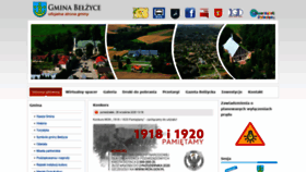 What Belzyce.pl website looked like in 2020 (3 years ago)