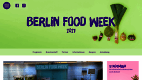 What Berlinfoodweek.de website looked like in 2020 (3 years ago)