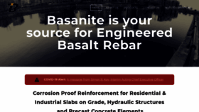 What Basaniteindustries.com website looked like in 2020 (4 years ago)