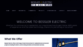 What Besslerelectric.com website looked like in 2020 (3 years ago)