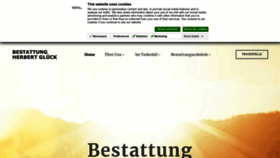 What Bestattung-glueck.at website looked like in 2020 (3 years ago)