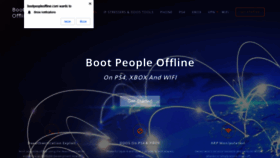 What Bootpeopleoffline.com website looked like in 2020 (3 years ago)