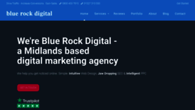 What Bluerockdigital.co.uk website looked like in 2020 (3 years ago)