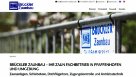 What Brueckler-zaunbau.de website looked like in 2020 (3 years ago)