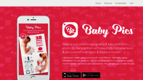What Babypics.com website looked like in 2020 (3 years ago)
