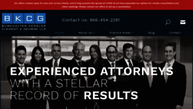 What Bkcglaw.com website looked like in 2020 (3 years ago)