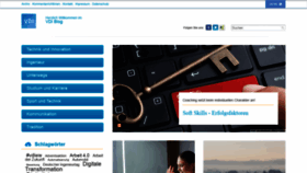 What Blog.vdi.de website looked like in 2020 (3 years ago)