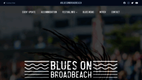 What Bluesonbroadbeach.com website looked like in 2020 (3 years ago)