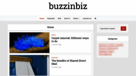 What Buzzinbiz.com website looked like in 2020 (3 years ago)