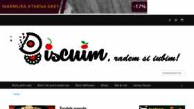 What Biscuim.ro website looked like in 2020 (3 years ago)