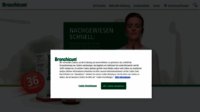 What Bronchicum.de website looked like in 2020 (3 years ago)