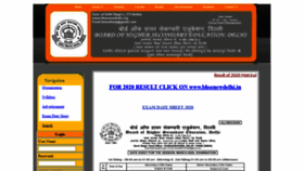 What Bhsenewdelhi.org website looked like in 2020 (3 years ago)