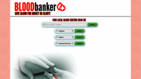 What Bloodbanker.com website looked like in 2020 (3 years ago)