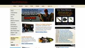What Bassfishin.com website looked like in 2020 (3 years ago)