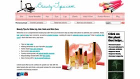 What Beauty-tips.com website looked like in 2020 (3 years ago)