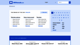 What Bkmanuals.com website looked like in 2020 (5 years ago)
