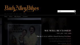 What Backalleybikes.net website looked like in 2020 (3 years ago)