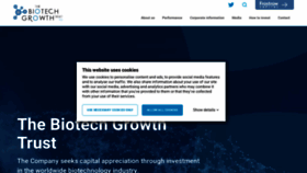What Biotechgt.com website looked like in 2020 (3 years ago)