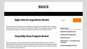 What Bigce.org website looked like in 2020 (3 years ago)