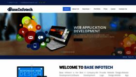 What Baseinfotech.com website looked like in 2020 (3 years ago)