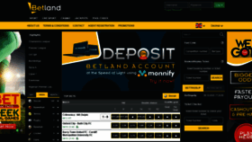 What Betland.com website looked like in 2020 (3 years ago)