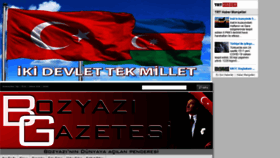 What Bozyazigazetesi.com website looked like in 2020 (3 years ago)