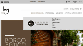 What Borgocorsignano.it website looked like in 2020 (3 years ago)