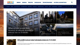 What Bratislavskykraj.sk website looked like in 2020 (3 years ago)