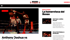 What Boxeotuesquina.com website looked like in 2020 (3 years ago)