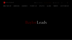 What Baylorschool.org website looked like in 2020 (3 years ago)