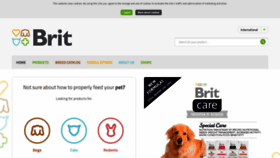 What Brit-petfood.com website looked like in 2020 (3 years ago)