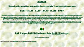 What Babf.de website looked like in 2020 (3 years ago)