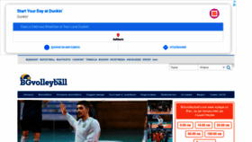 What Bgvolleyball.com website looked like in 2020 (3 years ago)