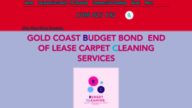What Bondandcarpetcleaningservicesgoldcoast.com.au website looked like in 2020 (3 years ago)