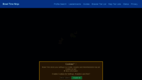 What Brawltime.ninja website looked like in 2020 (4 years ago)