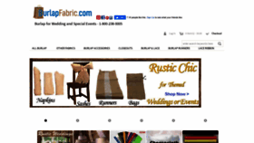 What Burlapfabric.com website looked like in 2020 (4 years ago)