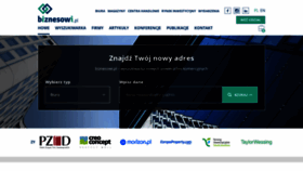 What Biznesowi.pl website looked like in 2020 (3 years ago)